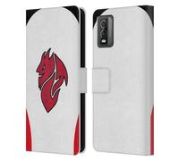 Head Case Designs Officially Licensed AC Milan Away 2025/26 Crest Kit Leather Wallet Case Compatible With Nokia C210