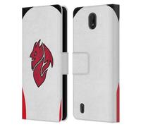 Head Case Designs Officially Licensed AC Milan Away 2025/26 Crest Kit Leather Wallet Case Compatible With Nokia C01 Plus/C1 2nd Edition