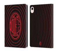 Head Case Designs Officially Licensed AC Milan Beat Graphics Leather Wallet Case Compatible With Apple iPad mini (2021/2024)
