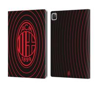 Head Case Designs Officially Licensed AC Milan Beat Graphics Leather Wallet Case Compatible With Apple iPad Pro 12.9 2020/2021/2022
