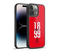 Head Case Designs Officially Licensed AC Milan Est. 1899 Graphics Gel Armour Case [Military Grade Protection] Compatible With Apple iPhone 14 Pro Max