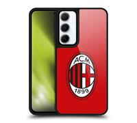 Head Case Designs Officially Licensed AC Milan Full Colour Red Crest Gel Armour Case [Military Grade Protection] Compatible With Samsung Galaxy A55 5G