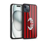 Head Case Designs Officially Licensed AC Milan Home 2017/18 Crest Kit Gel Armour Case [Military Grade Protection] Compatible With Apple iPhone 15 Plus
