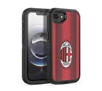 Head Case Designs Officially Licensed AC Milan Home 2023/24 Crest Kit Ultra-Armoured Shockproof Case [Military Grade Protection] Compatible With Apple iPhone 16e / iPhone 17e