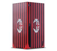 Head Case Designs Officially Licensed AC Milan Home 2024/25 Crest Kit Game Console Wrap Case Cover Compatible With Xbox Series X