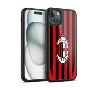 Head Case Designs Officially Licensed AC Milan Home 2024/25 Crest Kit Gel Armour Case [Military Grade Protection] Compatible With Apple iPhone 15 Plus