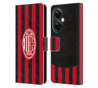 Head Case Designs Officially Licensed AC Milan Home 2025/26 Crest Kit Leather Book Wallet Case Cover Compatible With OnePlus Nord CE 3 Lite 5G
