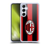 Head Case Designs Officially Licensed AC Milan Home 2026/27 Crest Kit Gel Case [Military Grade Protection] Compatible With Samsung Galaxy A55 5G