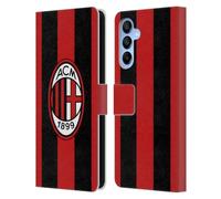 Head Case Designs Officially Licensed AC Milan Home 2026/27 Crest Kit Leather Wallet Case Compatible With Samsung Galaxy A16 5G