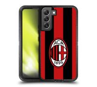 Head Case Designs Officially Licensed AC Milan Home 2026/27 Crest Kit Ultra-Armoured Shockproof Case [Military Grade Protection] Compatible With Samsung Galaxy S22+ 5G