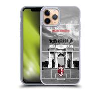 Head Case Designs Officially Licensed AC Milan Milano Siamo Noi 2 Adults Gel Case [Military Grade Protection] Compatible With Apple iPhone 11 Pro