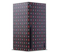 Head Case Designs Officially Licensed AC Milan Pattern Logo Art Game Console Wrap Case Cover Compatible With Xbox Series X