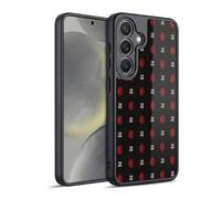 Head Case Designs Officially Licensed AC Milan Pattern Logo Art Gel Armour Case [Military Grade Protection] Compatible With Samsung Galaxy S24 5G