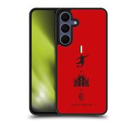Head Case Designs Officially Licensed AC Milan Red Crest Patterns Gel Armour Case [Military Grade Protection] Compatible With Samsung Galaxy S25 FE