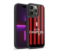 Head Case Designs Officially Licensed AC Milan Scudetto Home Kit Champions 2022/23 Gel Armour Case [Military Grade Protection] Compatible With Apple iPhone 14 Pro