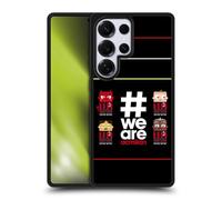 Head Case Designs Officially Licensed AC Milan Stripes 3 Crest Gel Armour Case [Military Grade Protection] Compatible With Samsung Galaxy S25 Ultra
