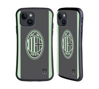 Head Case Designs Officially Licensed AC Milan Third 2024/25 Crest Kit Hybrid Case Compatible With Apple iPhone 15