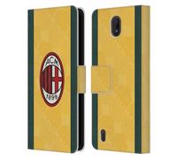 Head Case Designs Officially Licensed AC Milan Third 2025/26 Crest Kit Leather Wallet Case Compatible With Nokia C01 Plus/C1 2nd Edition