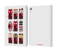 Head Case Designs Officially Licensed AC Milan We Are Children Leather Wallet Case Compatible With Apple iPad Air 13 2024/2025