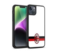 Head Case Designs Officially Licensed AC Milan White Crest Gel Armour Case [Military Grade Protection] Compatible With Apple iPhone 14 Plus