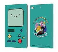 Head Case Designs Officially Licensed Adventure Time BMO Graphics Leather Wallet Case Compatible With Apple iPad 9.7 2017 / iPad 9.7 2018