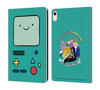 Head Case Designs Officially Licensed Adventure Time BMO Graphics Leather Wallet Case Compatible With Apple iPad 10.9 (2022/2025)