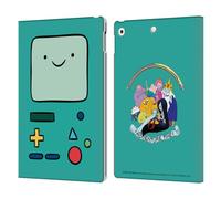 Head Case Designs Officially Licensed Adventure Time BMO Graphics Leather Wallet Case Compatible With Apple iPad 10.2 2019/2020/2021