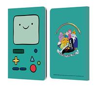 Head Case Designs Officially Licensed Adventure Time BMO Graphics Leather Wallet Case Compatible With Kindle Paperwhite 1/2 / 3