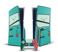 Head Case Designs Officially Licensed Adventure Time BMO Graphics Vinyl Sticker Gaming Skin Decal Cover Compatible With Sony PlayStation 5 PS5 Slim Disc Edition Console & DualSense Controller