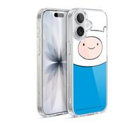 Head Case Designs Officially Licensed Adventure Time Finn The Human Graphics Gel Case [Military Grade Protection] Compatible with Apple iPhone 17 and Compatible with MagSafe