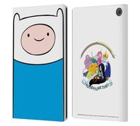 Head Case Designs Officially Licensed Adventure Time Finn The Human Graphics Leather Wallet Case Compatible With Amazon Fire Max 11 2023
