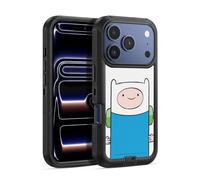 Head Case Designs Officially Licensed Adventure Time Finn The Human Graphics Ultra-Armoured Shockproof Case [Military Grade Protection] Compatible With Apple iPhone 17 Pro