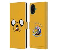 Head Case Designs Officially Licensed Adventure Time Jake The Dog Graphics Leather Wallet Case Compatible With Samsung Galaxy A07