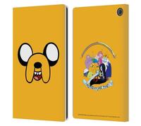 Head Case Designs Officially Licensed Adventure Time Jake The Dog Graphics Leather Wallet Case Compatible With Amazon Fire Max 11 2023