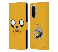 Head Case Designs Officially Licensed Adventure Time Jake The Dog Graphics Leather Wallet Case Compatible With Samsung Galaxy A26 5G