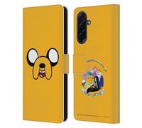 Head Case Designs Officially Licensed Adventure Time Jake The Dog Graphics Leather Wallet Case Compatible With Samsung Galaxy A36 5G
