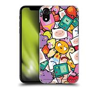 Head Case Designs Officially Licensed Adventure Time Pattern Graphics Hard Back Case Compatible With Apple iPhone XR