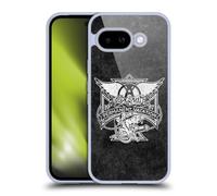 Head Case Designs Officially Licensed Aerosmith 1987 Permanent Vacation Black And White Gel Case [Military Grade Protection] Compatible With Google Pixel 9A