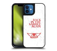 Head Case Designs Officially Licensed Aerosmith Back In The Saddle Again Classics Gel Armour Case [Military Grade Protection] Compatible With Apple iPhone 12 / iPhone 12 Pro