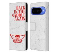 Head Case Designs Officially Licensed Aerosmith Back In The Saddle Again Classics Leather Wallet Case Compatible With Google Pixel 10