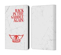 Head Case Designs Officially Licensed Aerosmith Back In The Saddle Again Classics Leather Wallet Case Compatible With Amazon Kindle Paperwhite 6