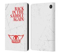 Head Case Designs Officially Licensed Aerosmith Back In The Saddle Again Classics Leather Wallet Case Compatible With Amazon Fire 7 2022