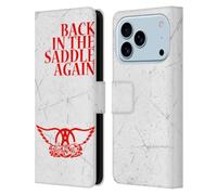 Head Case Designs Officially Licensed Aerosmith Back In The Saddle Again Classics Leather Wallet Case Compatible With Apple iPhone 17 Pro