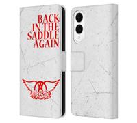 Head Case Designs Officially Licensed Aerosmith Back In The Saddle Again Classics Leather Wallet Case Compatible With Samsung Galaxy S25 Edge