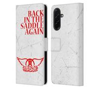 Head Case Designs Officially Licensed Aerosmith Back In The Saddle Again Classics Leather Wallet Case Compatible With Samsung Galaxy A36 5G