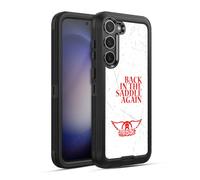 Head Case Designs Officially Licensed Aerosmith Back In The Saddle Again Classics Ultra-Armoured Shockproof Case [Military Grade Protection] Compatible With Samsung Galaxy S23+ 5G