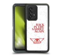 Head Case Designs Officially Licensed Aerosmith Back In The Saddle Again Classics Ultra-Armoured Shockproof Case [Military Grade Protection] Compatible With Samsung Galaxy A53 5G (2022)