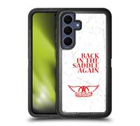 Head Case Designs Officially Licensed Aerosmith Back In The Saddle Again Classics Ultra-Armoured Shockproof Case [Military Grade Protection] Compatible With Samsung Galaxy S25 FE