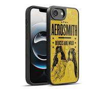 Head Case Designs Officially Licensed Aerosmith Deuces Are Wild Classics Gel Armour Case [Military Grade Protection] Compatible With Apple iPhone 16e / iPhone 17e