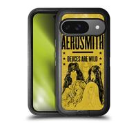 Head Case Designs Officially Licensed Aerosmith Deuces Are Wild Classics Ultra-Armoured Shockproof Case [Military Grade Protection] Compatible With Google Pixel 9 / Pixel 9 Pro